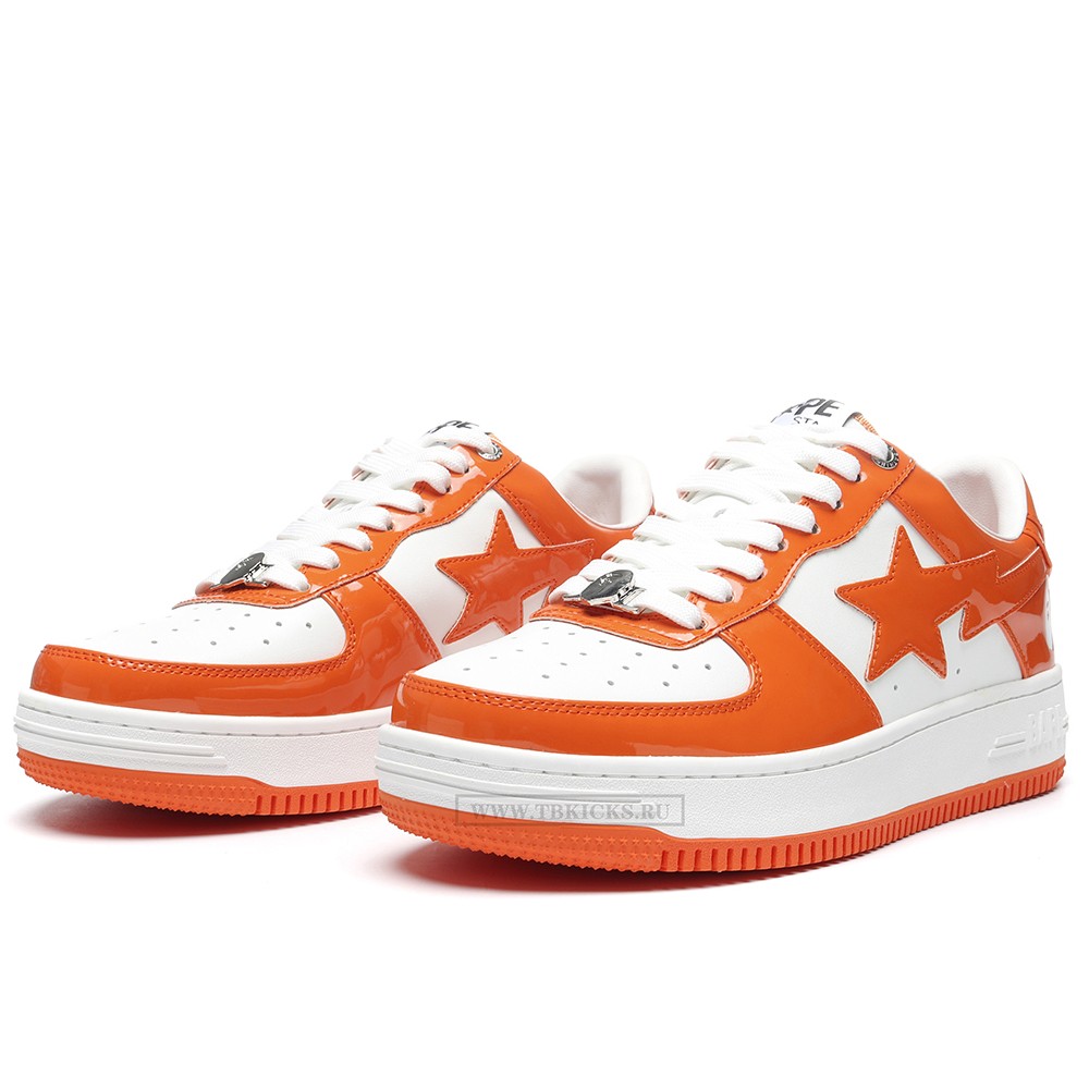 TBkicks A Bathing Ape Bape STA Low Orange