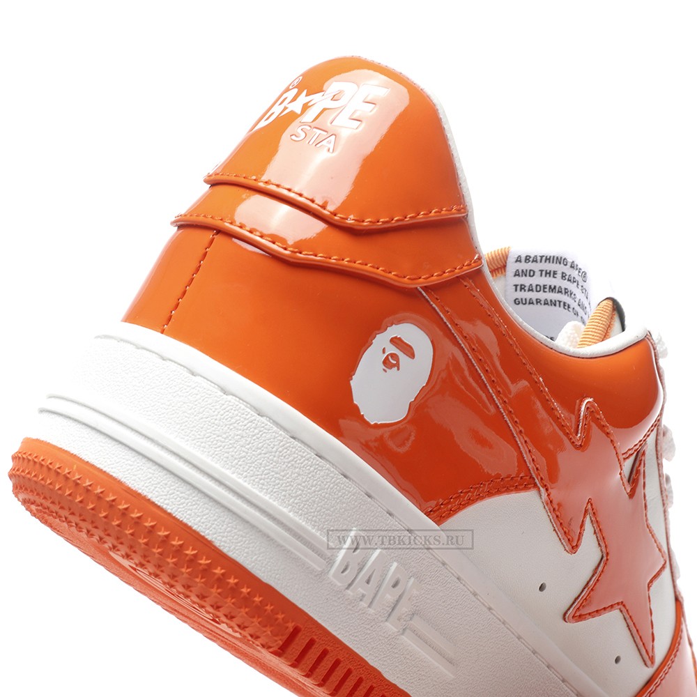 TBkicks A Bathing Ape Bape STA Low Orange