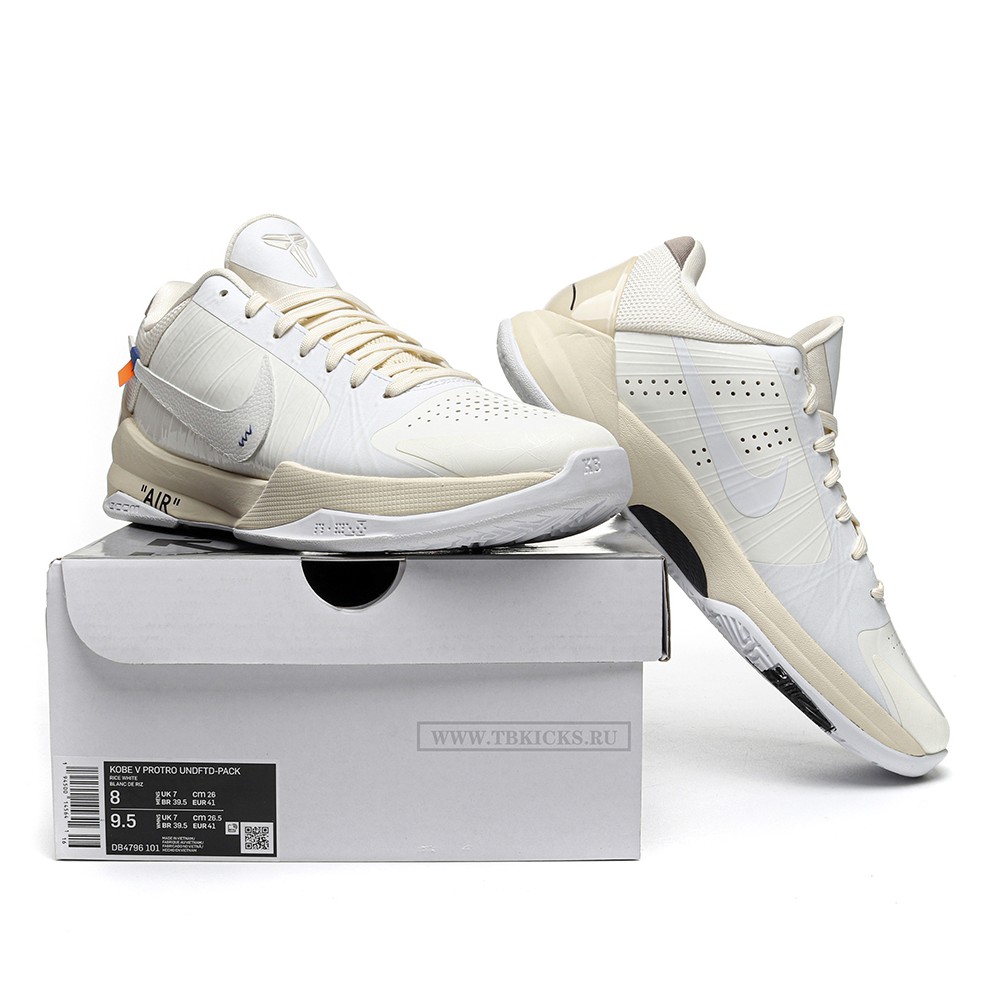 TBkicks Nike Kobe 5 Off White