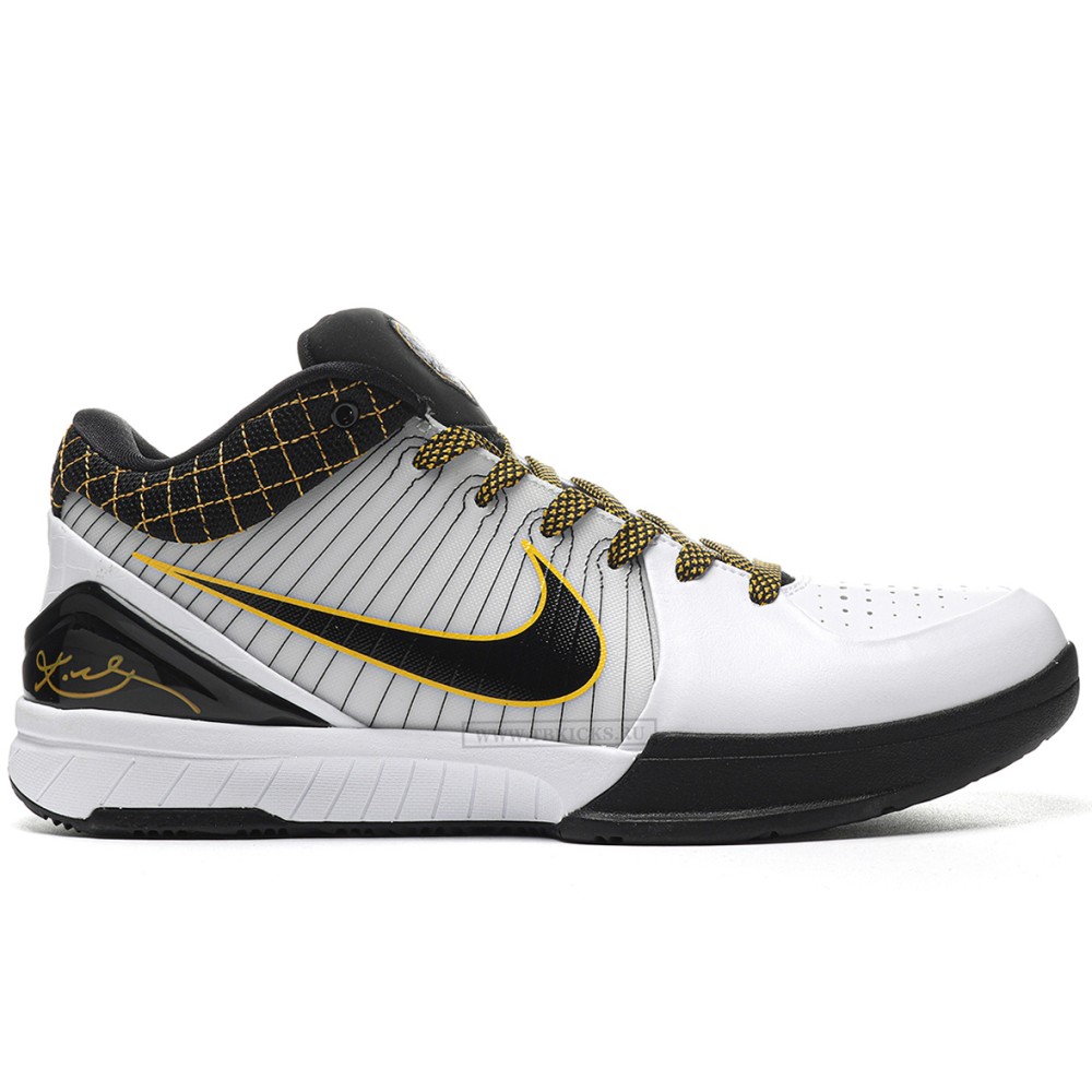 TBkicks Nike Kobe 4 Protro White Black Del Sol