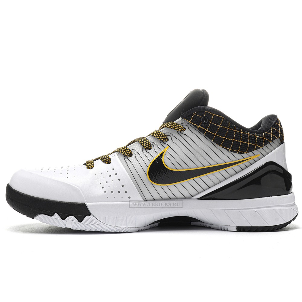 TBkicks Nike Kobe 4 Protro White Black Del Sol
