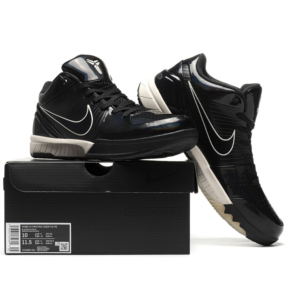 TBkicks Nike Kobe 4 Protro Undefeated Black Mamba
