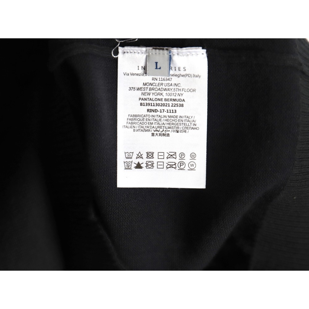 TBKicks M0ncler/mask classic logo on the chest zipper knitted sweater cardigan jacket Black