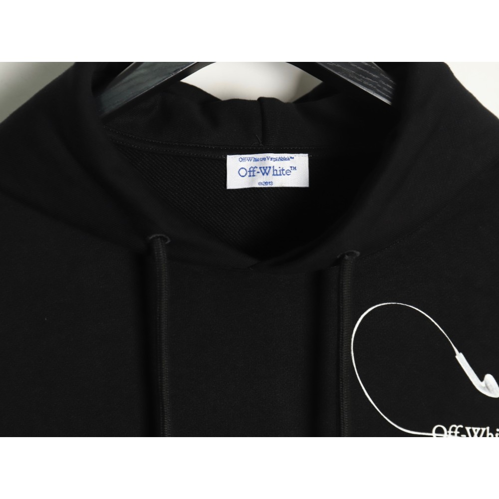 TBKicks Off-white OW splash ink arrow twill oil painting graffiti hoodie