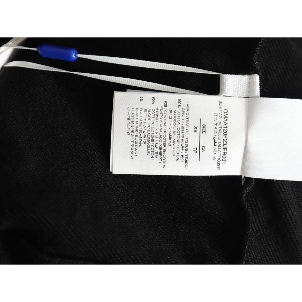 TBKicks Off-white OW splash ink arrow twill oil painting graffiti hoodie