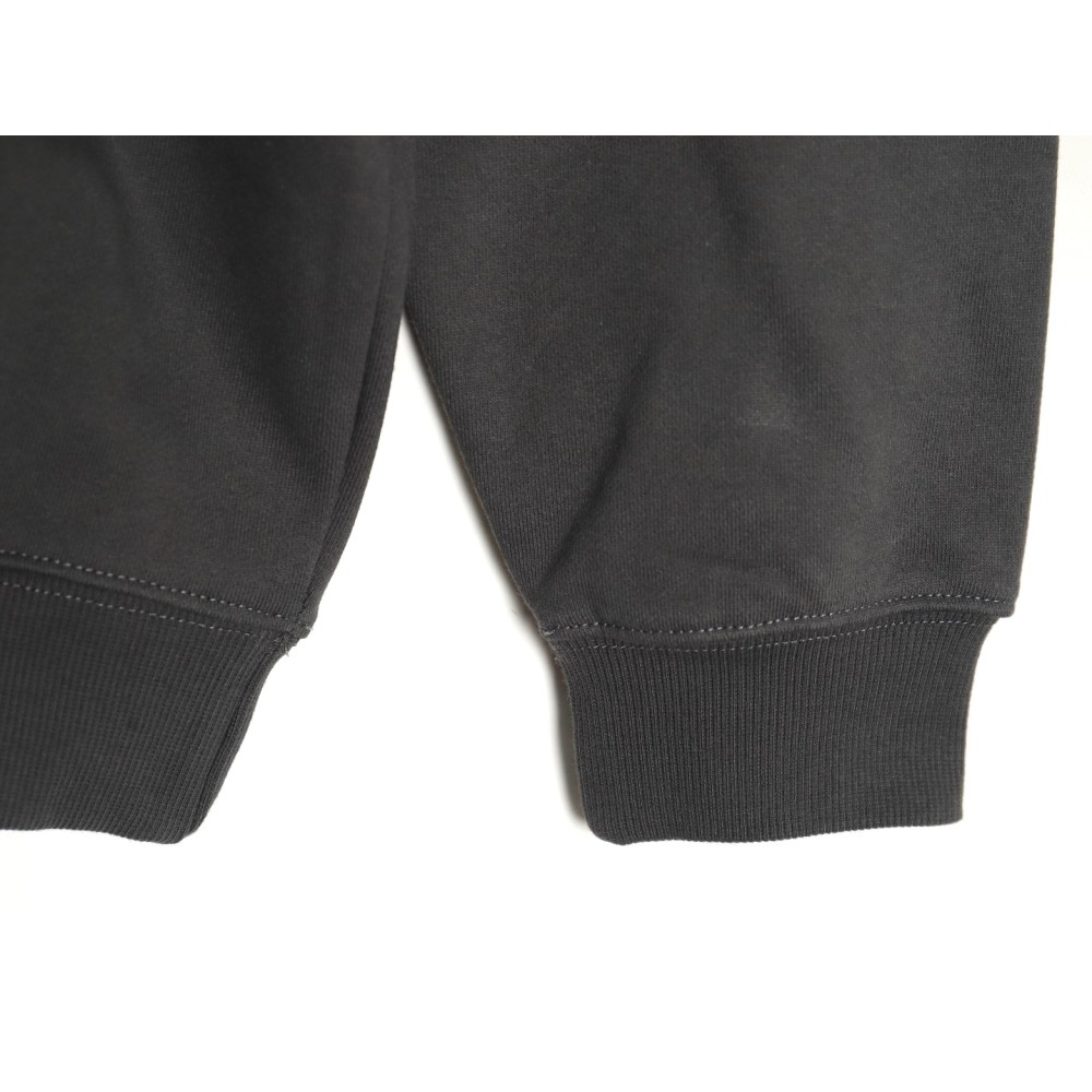 TBKicks Bal**ciaga Parisian 24Fw spoof graffiti letter logo printed hooded sweatshirt Black