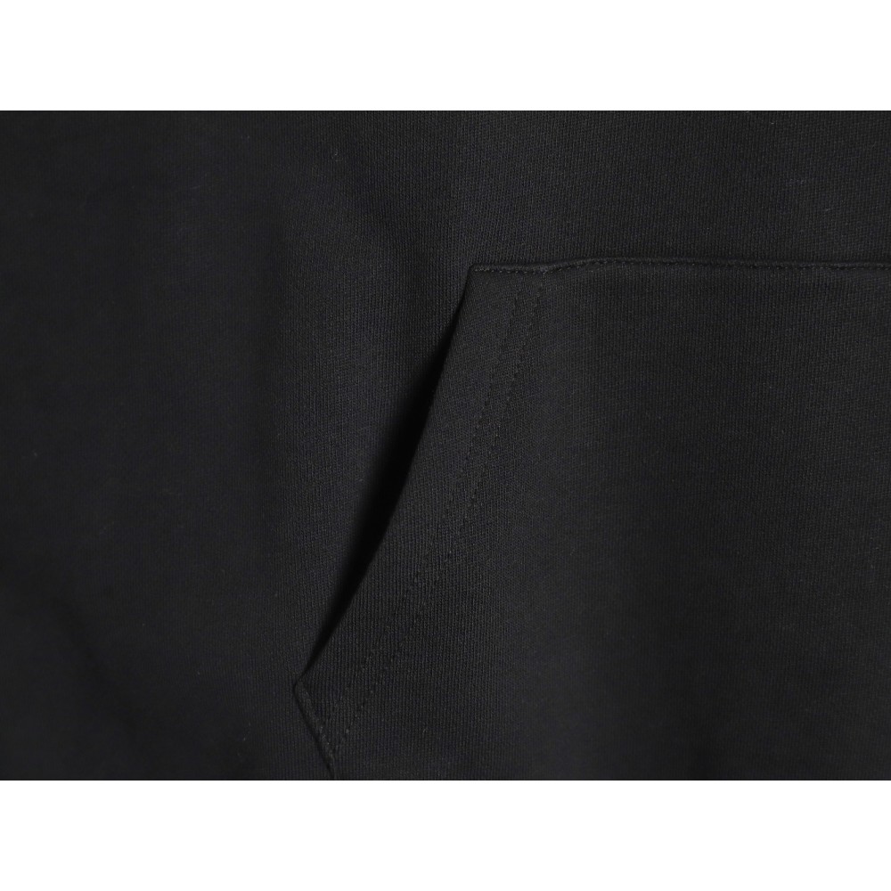 TBKicks Fear of God FOG essential double-line AIR letter hooded sweatshirt Black
