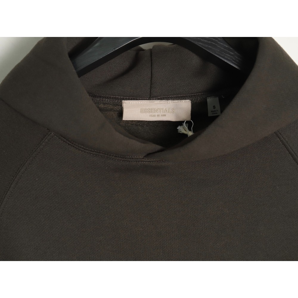 TBKicks FEAR OF GOD FOG essential compound fleece 77 printed hooded sweatshirt Black