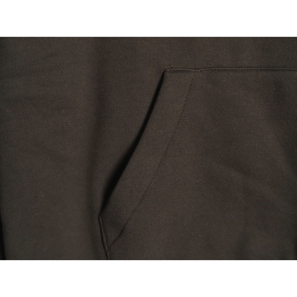 TBKicks FEAR OF GOD FOG essential compound fleece 77 printed hooded sweatshirt Black