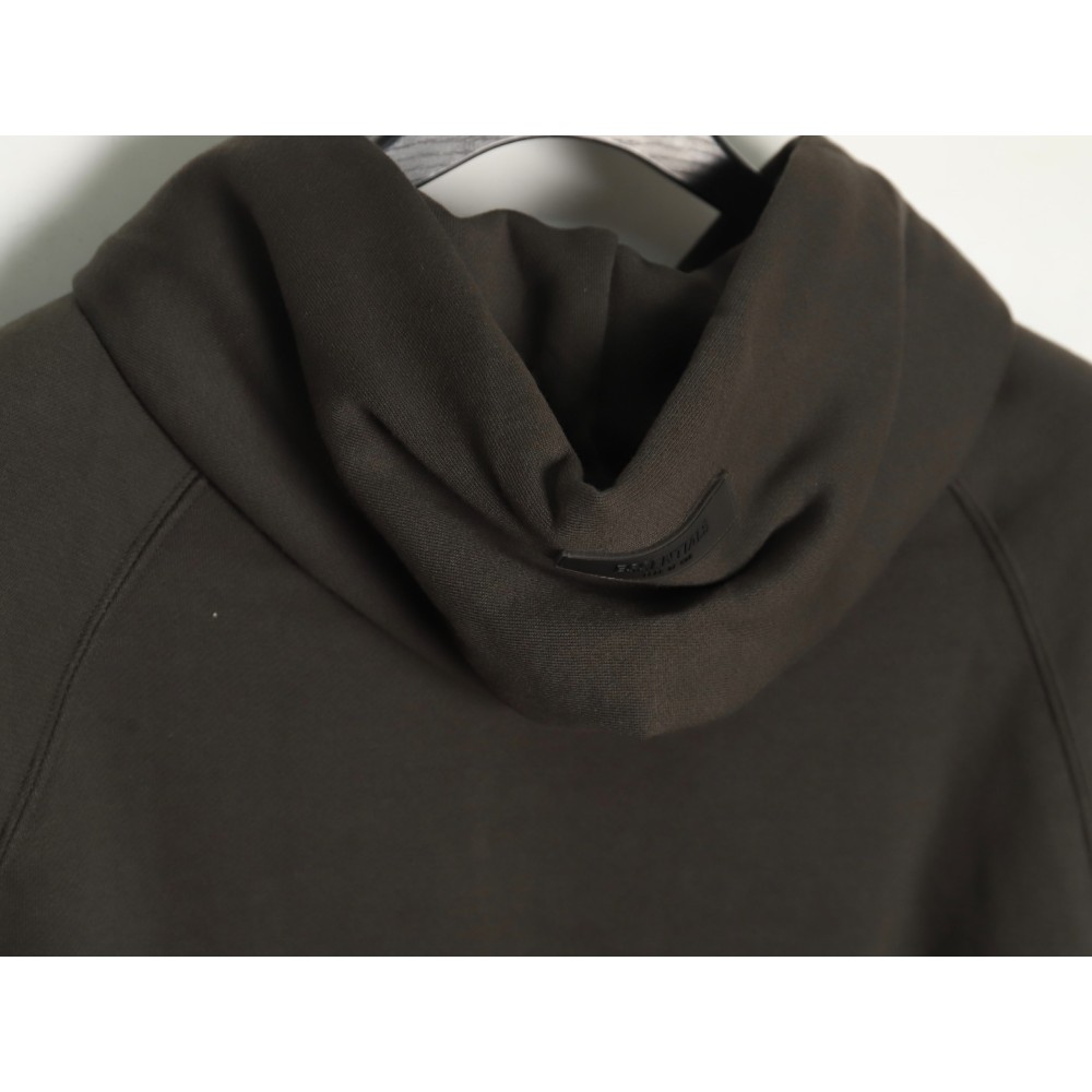 TBKicks FEAR OF GOD FOG essential compound fleece 77 printed hooded sweatshirt Black