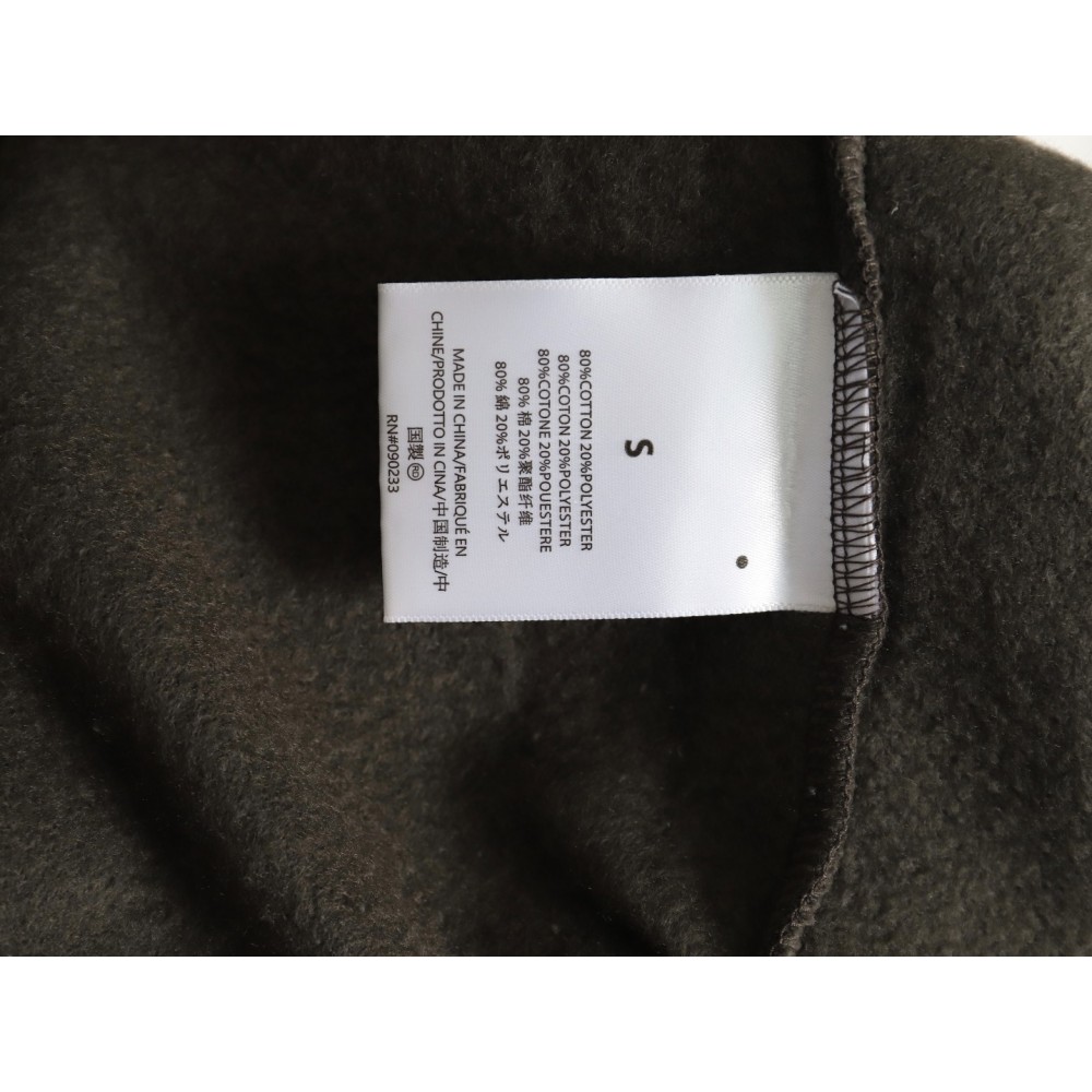 TBKicks FEAR OF GOD FOG essential compound fleece 77 printed hooded sweatshirt Black