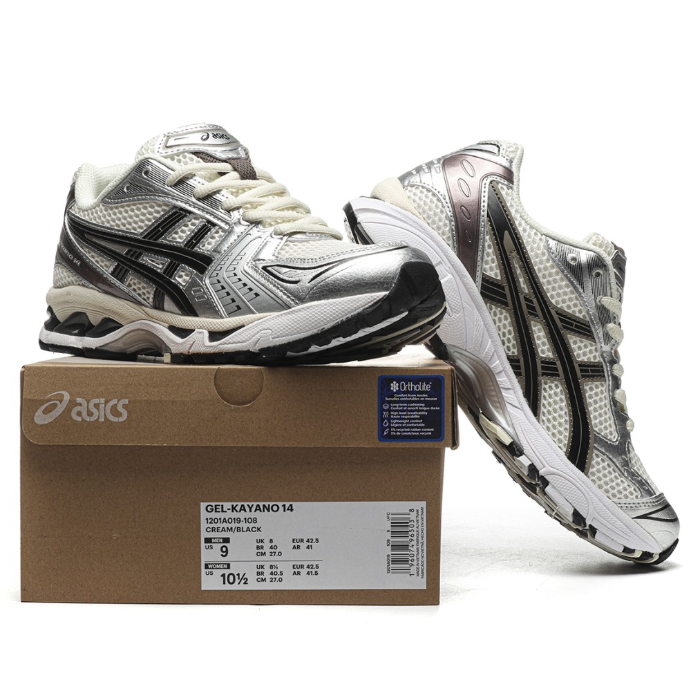 tbkicks As*ic*s gel-kayano 14 cream black metallic plum