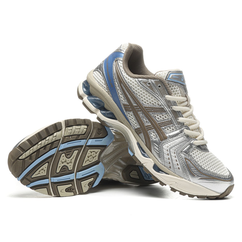 tbkicks As*ic*s gel-kayano 14 cream metallic blue