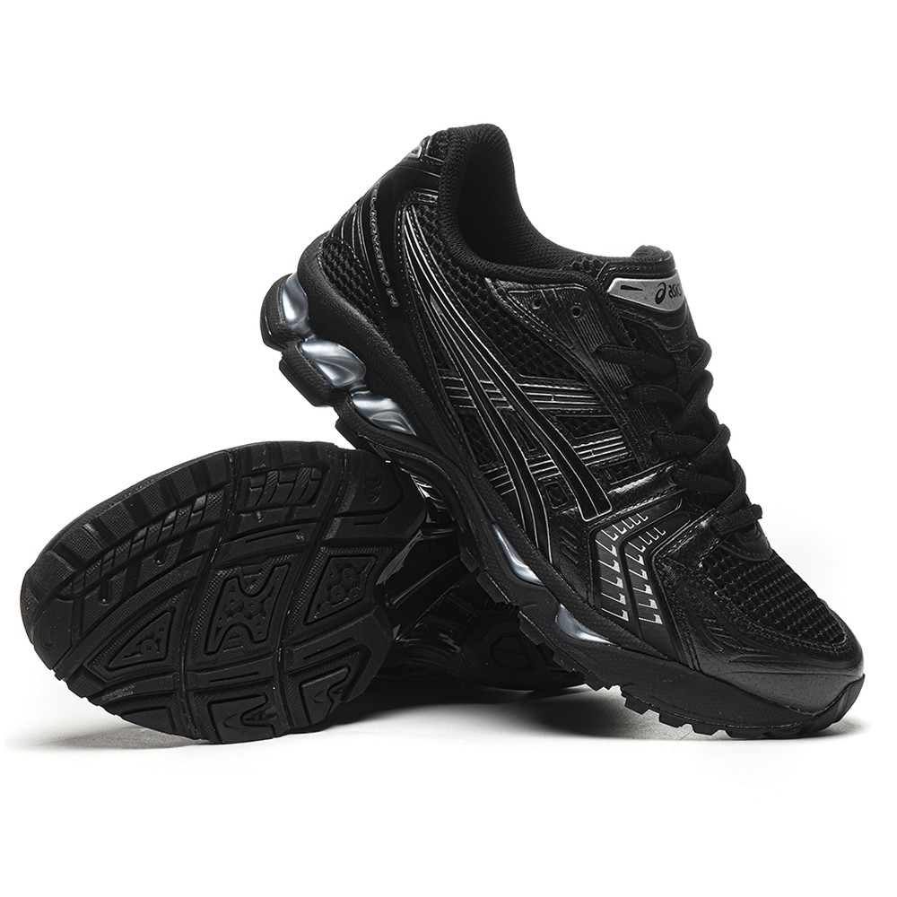 tbkicks As*ic*s gel-kayano 14 black pure silver