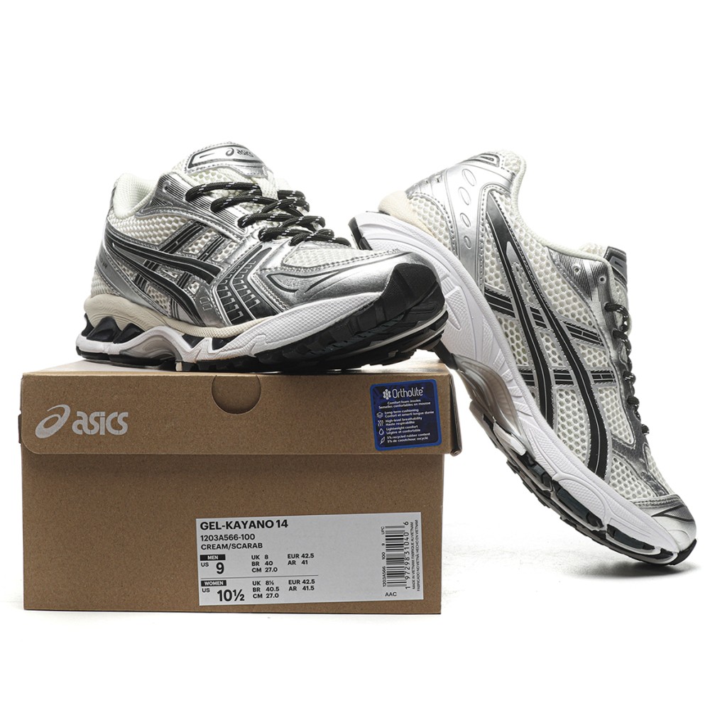tbkicks As*ic*s gel-kayano 14  silver pure black