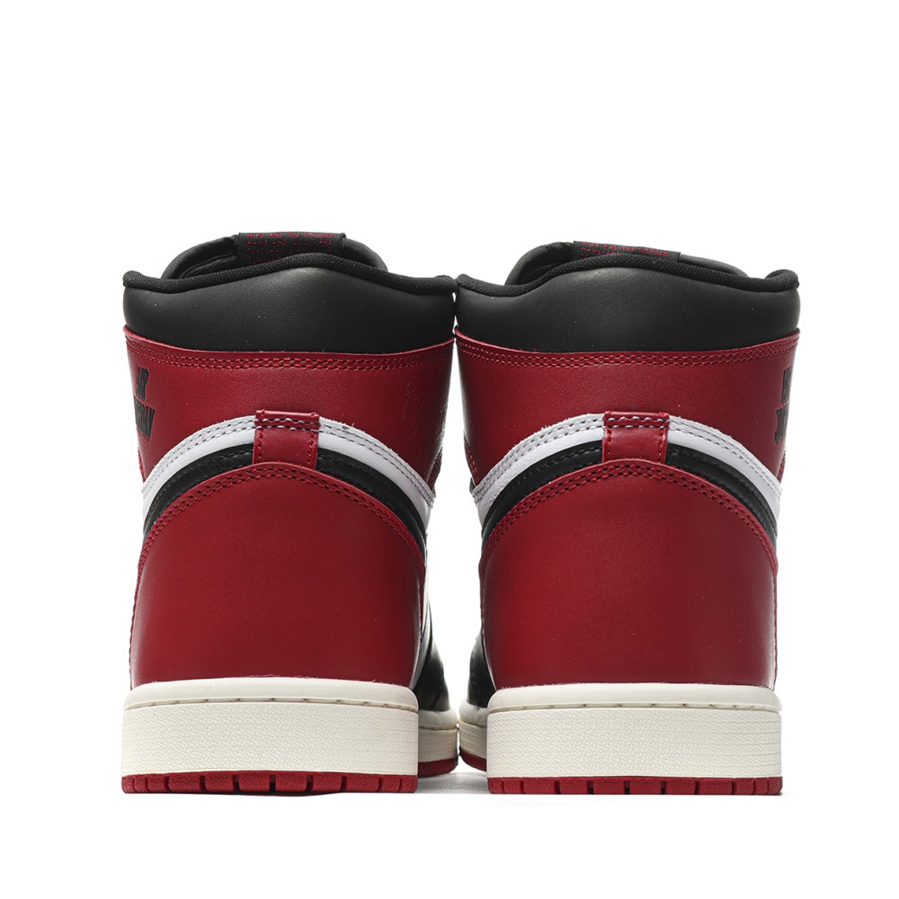 TBkicks Jordan 1 Retro High OG Black Toe Reimagined