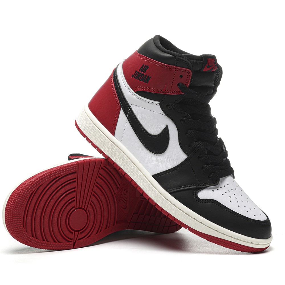 TBkicks Jordan 1 Retro High OG Black Toe Reimagined