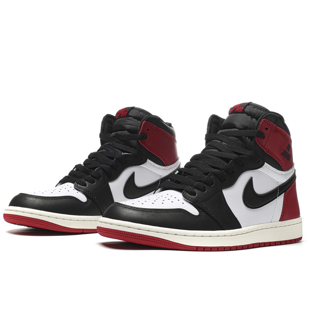 TBkicks Jordan 1 Retro High OG Black Toe Reimagined
