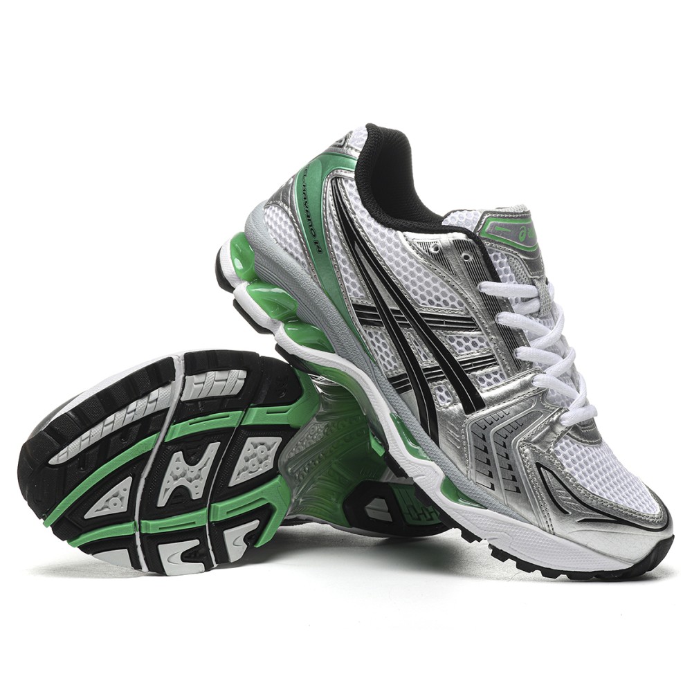 tbkicks As*ic*s gel-kayano 14 white malachite green