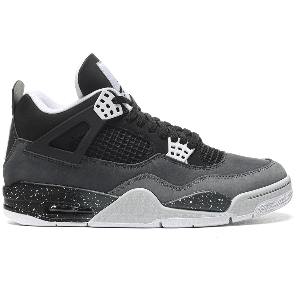 TBkicks Jordan 4 Retro Fear (2024)  Black White