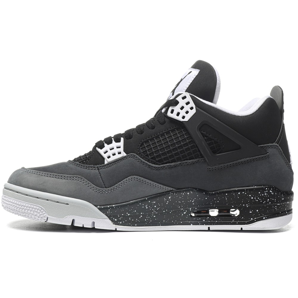 TBkicks Jordan 4 Retro Fear (2024)  Black White