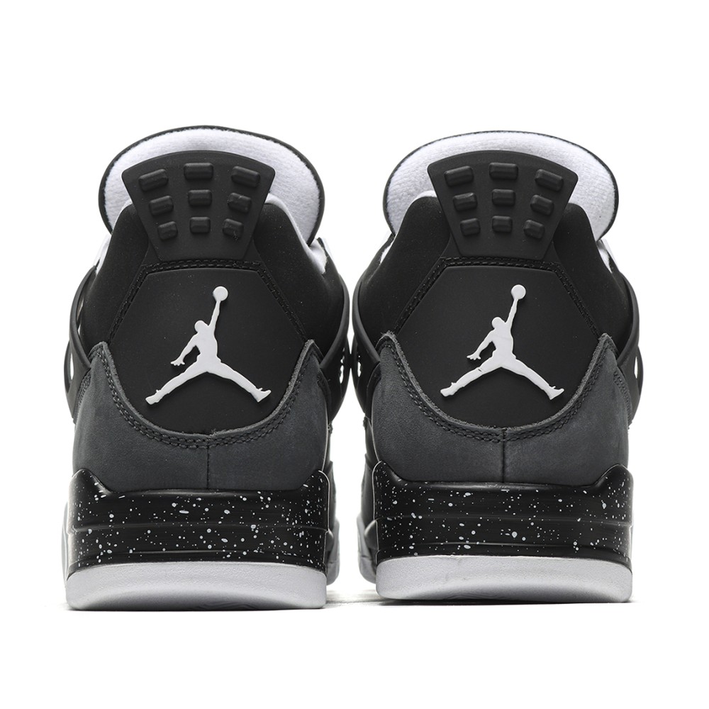 TBkicks Jordan 4 Retro Fear (2024)  Black White