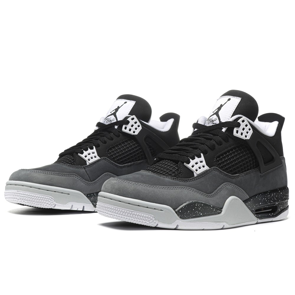 TBkicks Jordan 4 Retro Fear (2024)  Black White