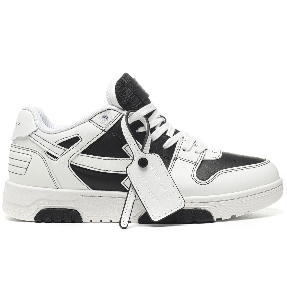 TBkicks OFF-WHITE Out Of Office OOO Low Tops Black White