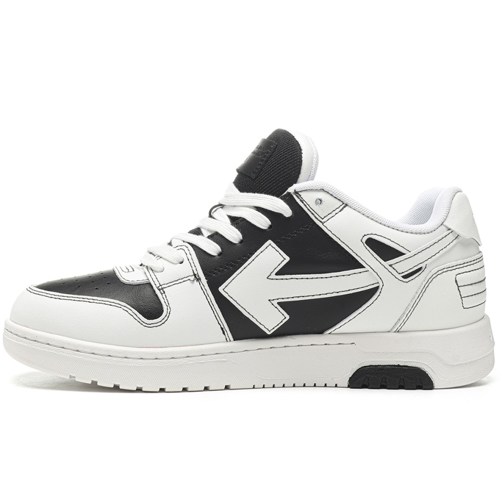 TBkicks OFF-WHITE Out Of Office OOO Low Tops Black White
