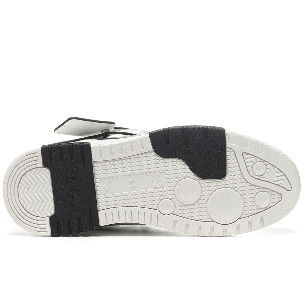 TBkicks OFF-WHITE Out Of Office OOO Low Tops Black White