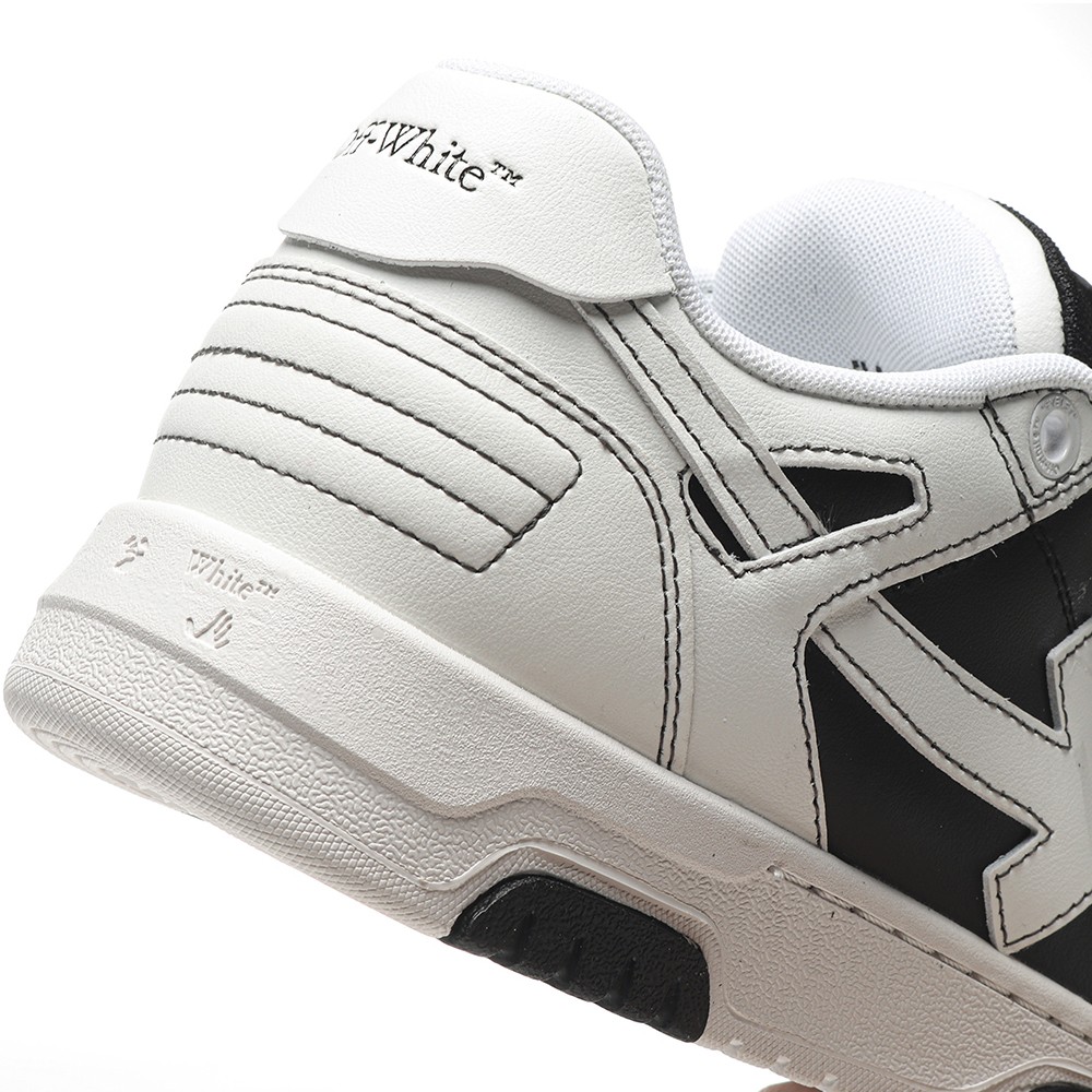 TBkicks OFF-WHITE Out Of Office OOO Low Tops Black White