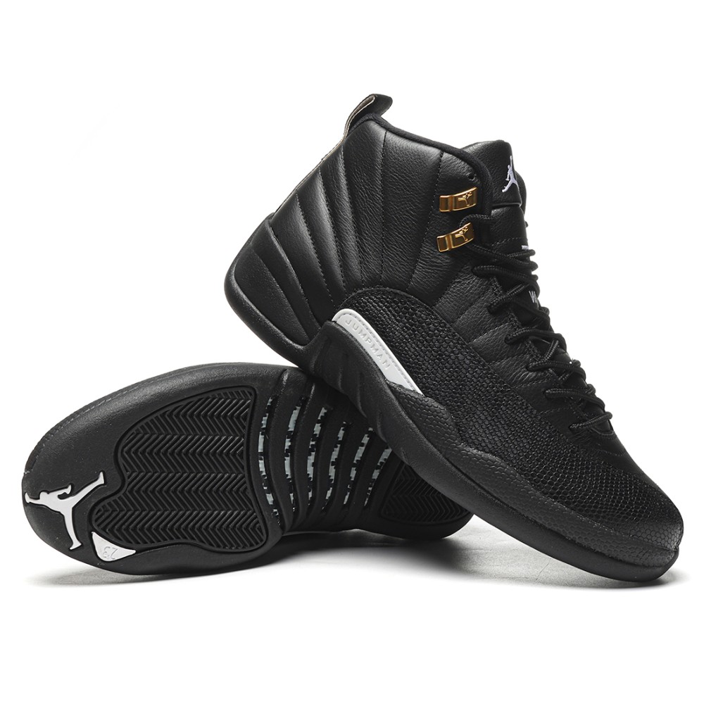 TBkicks Air Jordan 12 Retro The Master  BLACK/RATTAN-WHITE-METALLIC GOLD