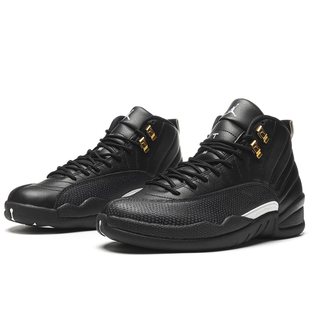 TBkicks Air Jordan 12 Retro The Master  BLACK/RATTAN-WHITE-METALLIC GOLD