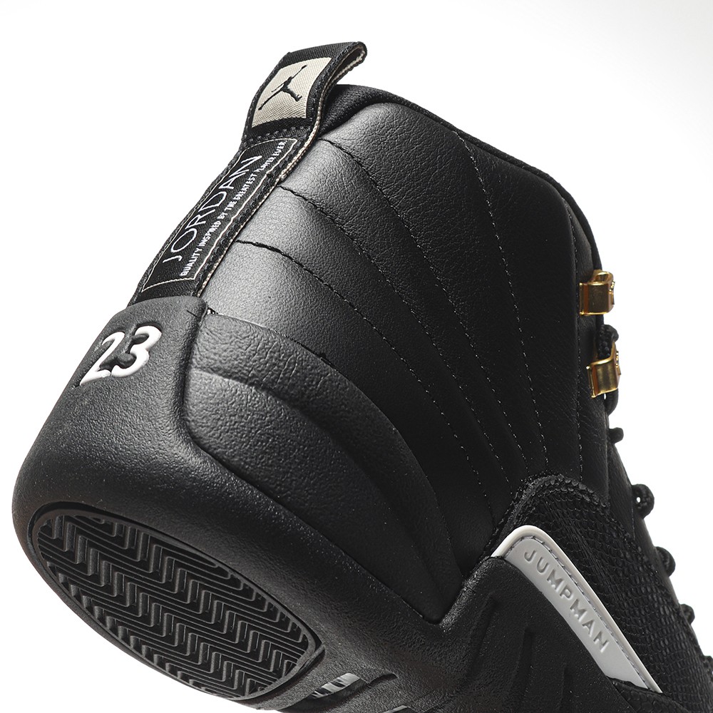 TBkicks Air Jordan 12 Retro The Master  BLACK/RATTAN-WHITE-METALLIC GOLD