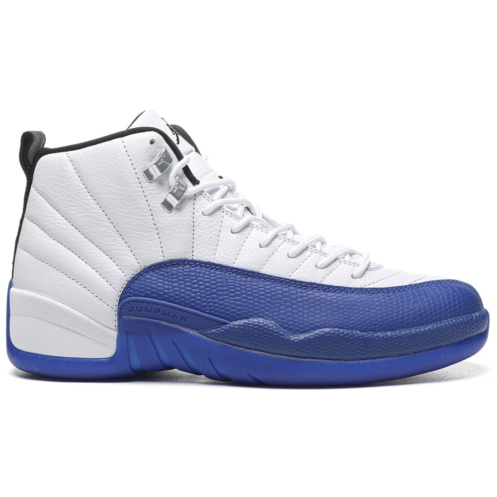 TBkicks Air Jordan Air Jordan 12 Retro   White ,blue and black