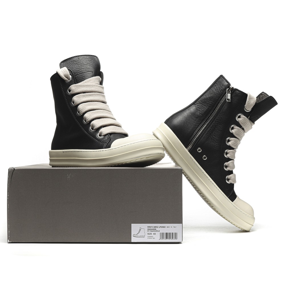 TBkicks R1ck Owens Porterville Jumbolaced High Black
