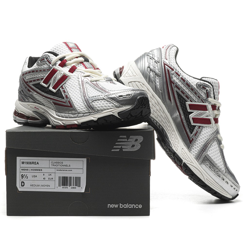 TBkicks New Balance 1906R Silver Classic Crimson