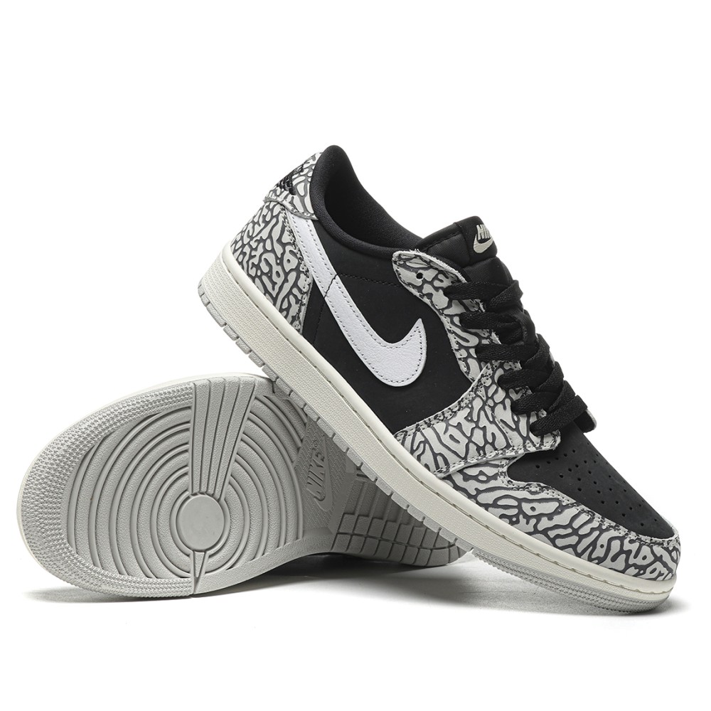 TBkicks Jordan 1 Retro Low OG Black Cement