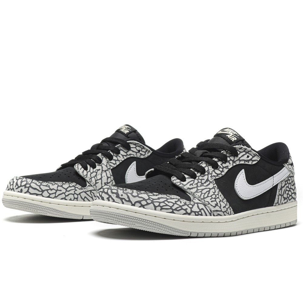 TBkicks Jordan 1 Retro Low OG Black Cement