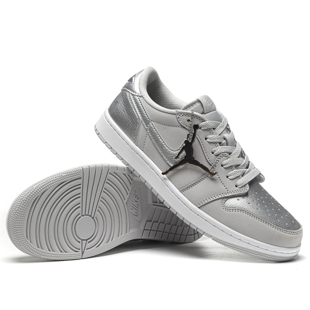 TBkicks Jordan 1 Low OG Metallic Silve