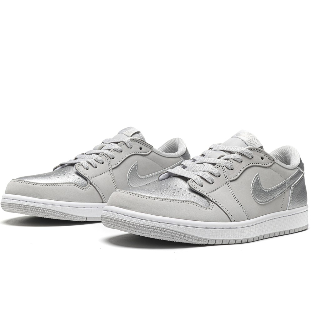 TBkicks Jordan 1 Low OG Metallic Silve
