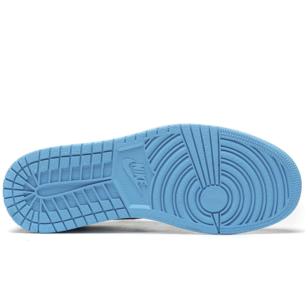 TBkicks Jordan 1 Retro Low OG Black Dark Powder Blue