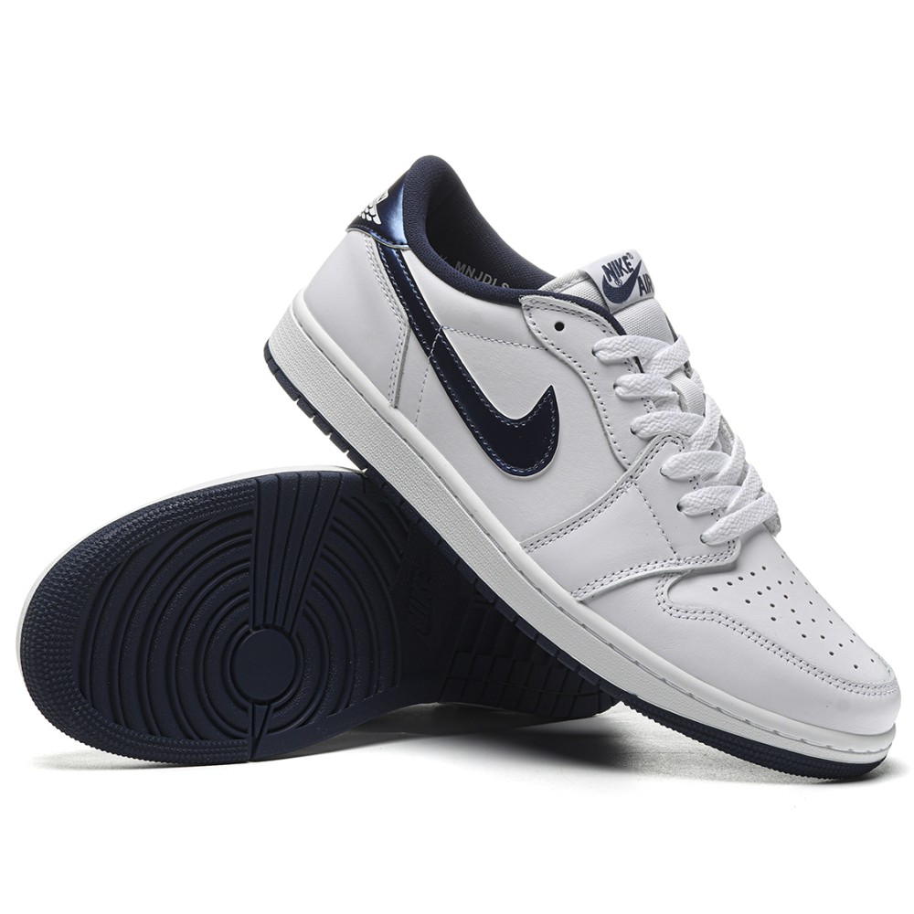 TBkicks Jordan 1 Retro Low '85 Metallic Blue