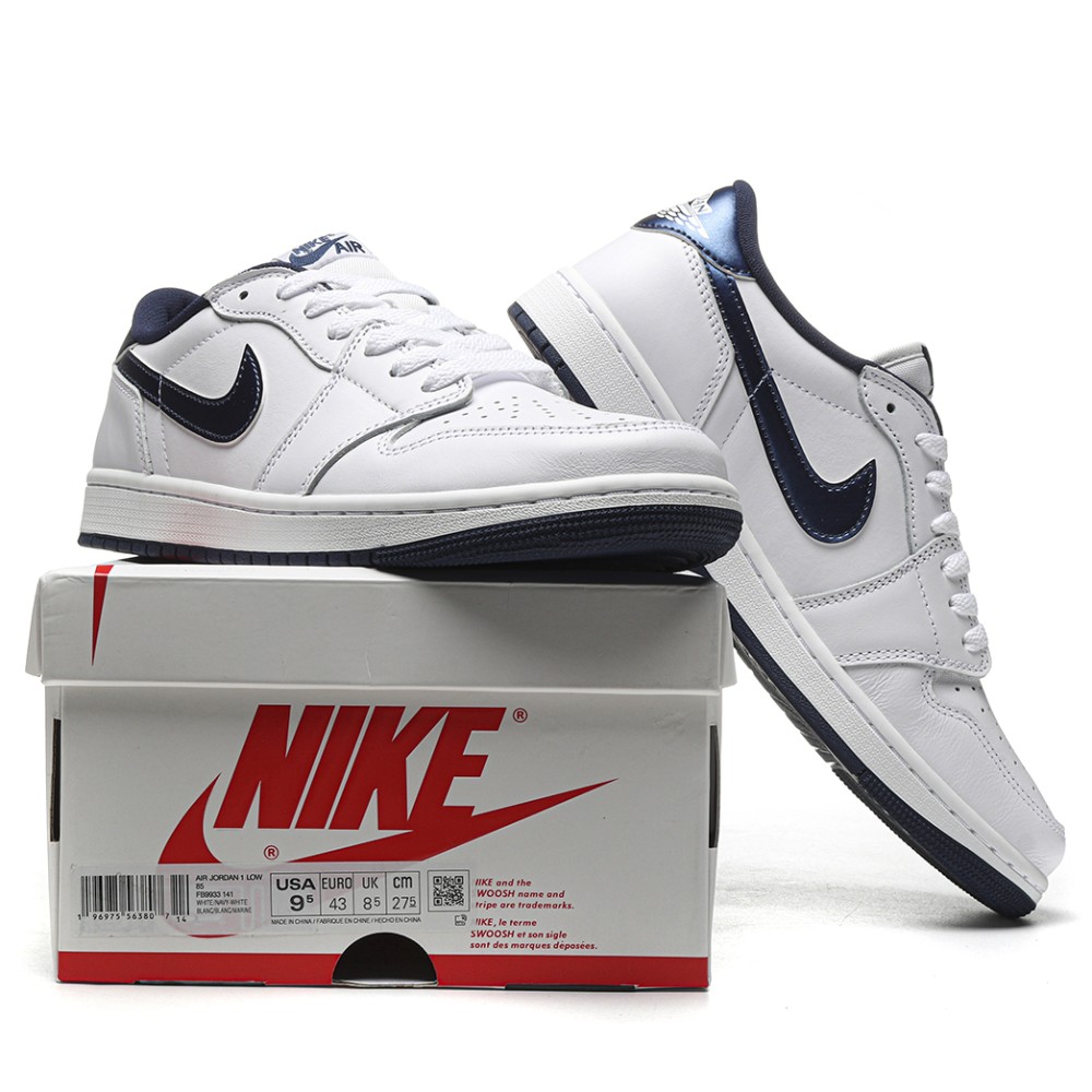 TBkicks Jordan 1 Retro Low '85 Metallic Blue