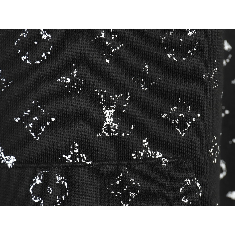 TBKicks Lou1s V1tton  Classic Gradient Old Flower Hooded Sweatshirt