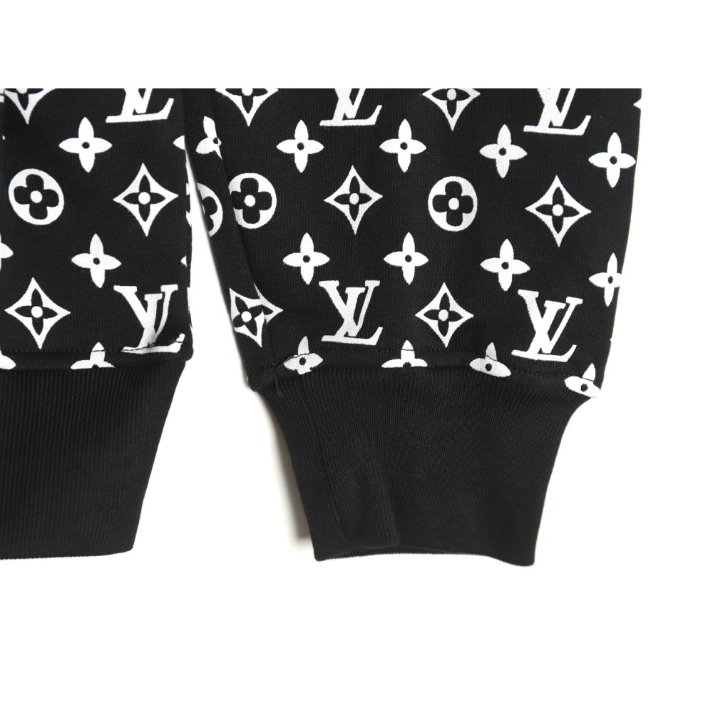 TBKicks Lou1s V1tton  Classic Gradient Old Flower Hooded Sweatshirt