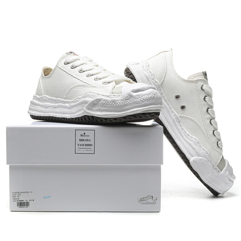 TBkicks Maison Mihara Yasuhiro Hank OG Sole Canvas Low White
