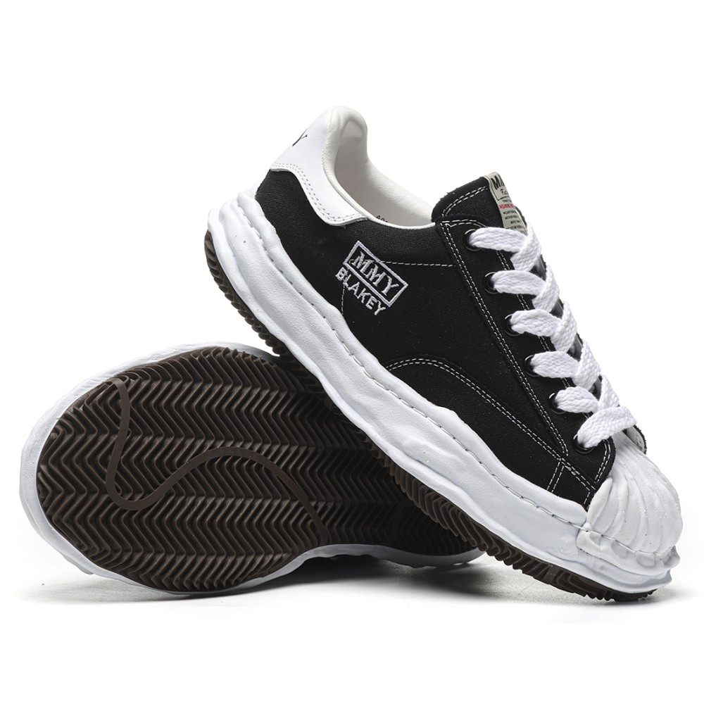 TBkicks Maison Mihara Yasuhiro Blakey OG Sole Canvas Low Black