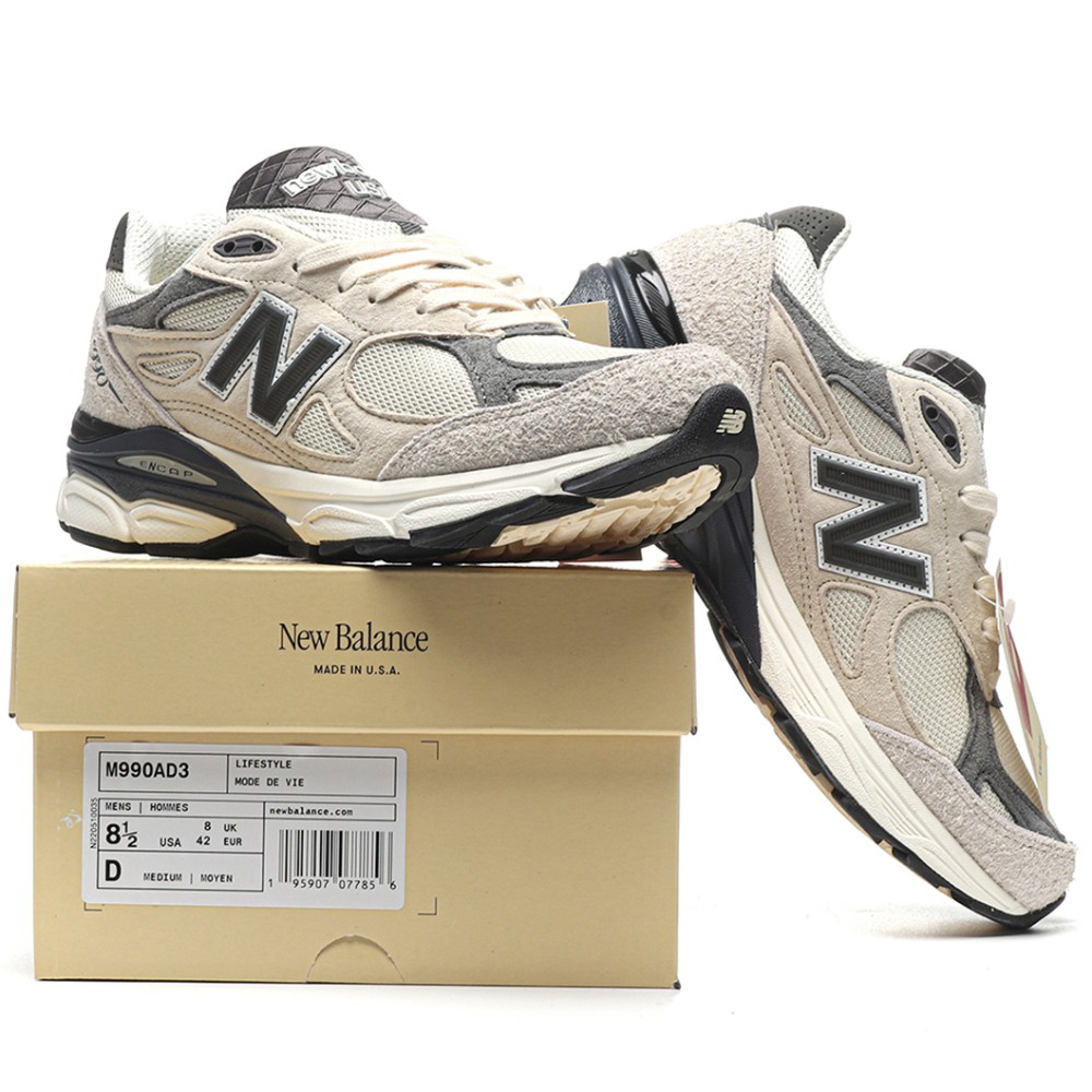 TBkicks New Balance 990v3 MiUSA Teddy Santis Moonbeam