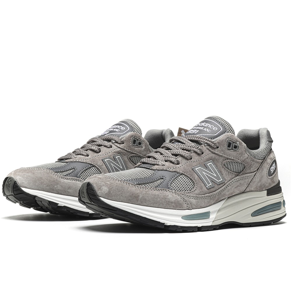 TBkicks New Balance 991v2 MiUK Rock Ridge Grey